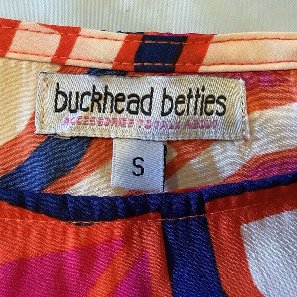 Buckhead Bettie’s Dress Size Small Multicolored Floral 3/4 Sleeves - Picture 7 of 11